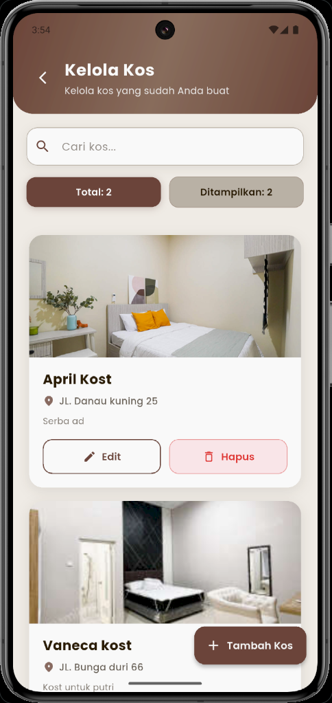 Kelola Kost